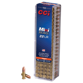 CCI 22LR MINI MAG 40 GRAINS - BOITE DE 100
