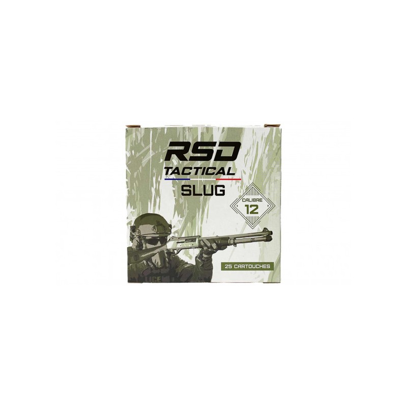 CARTOUCHE CALIBRE 12/70 RSD TACTICAL SLUG