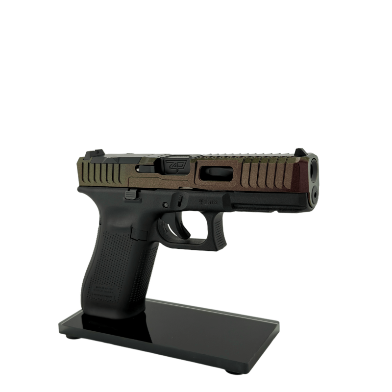 PISTOLET GLOCK ZAFFIRI CUSTOM 17 GEN 5 ZPS.1 GUN CANDY RAZORBACK/RMR - CANON NOIR 9x19