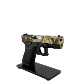 PISTOLET GLOCK 19 GEN 5 ZAFFIRI CUSTOM EDC DESERT CAMO/RMR - CANON ARGENT CAL. 9MM