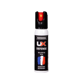 BOMBE DE DÉFENSE UX 25ML - GEL CS AVEC SÉCURITÉ QUART DE TOUR
