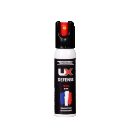BOMBE DE DÉFENSE UX 25ML - GEL POIVRE AVEC SÉCURITÉ QUART DE TOUR