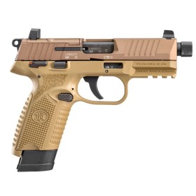PISTOLET FN HERSTAL 502 TACTICAL FDE CAL .22 LR