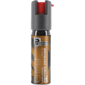 BOMBE DE DEFENSE P2P PDG-25 GEL OC POIVRE 12 ML - JET BALISTIQUE