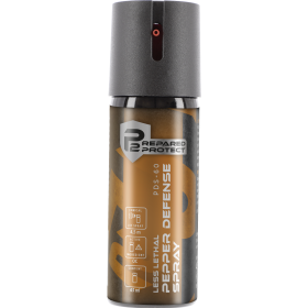 BOMBE DE DEFENSE P2P PDS-60 GAZ OC POIVRE 43 ML - JET CONIQUE