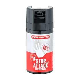 BOMBE DE DEFENSE PERFECTA STOP ATTACK XTREME GAZ POIVRE 40 ML