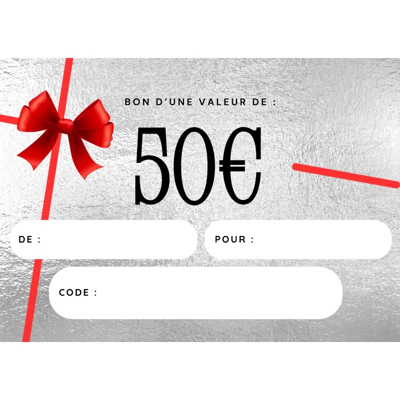CARTE CADEAU SILVER