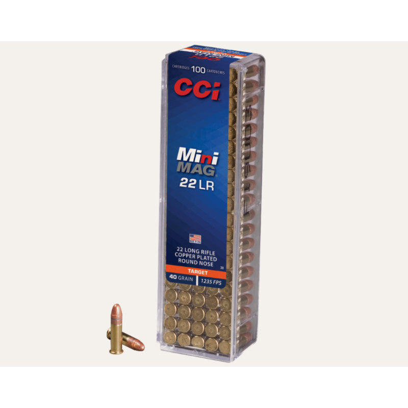 CCI 22LR MINI MAG 40 GRAINS - CARTON DE 500