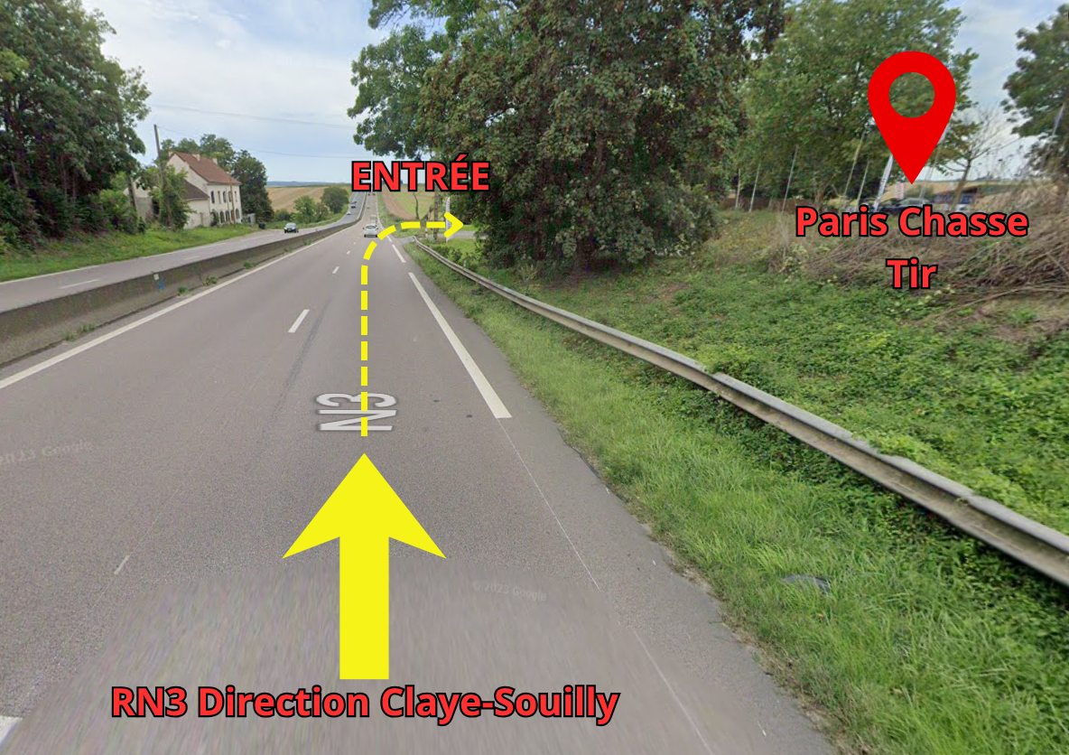 emplaacement paris chasse tir